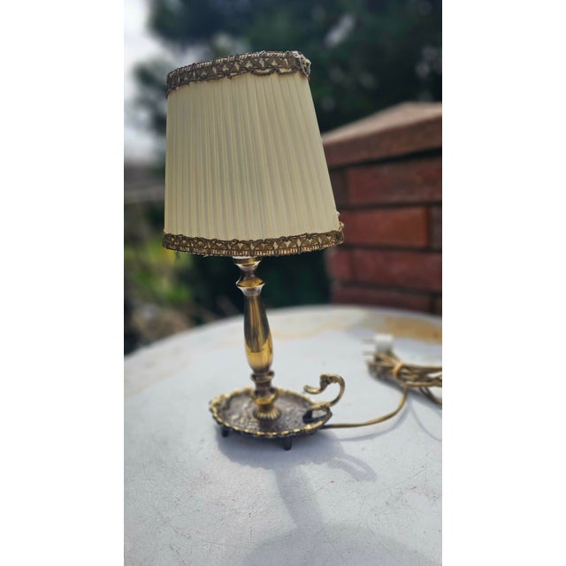 Brass Table Lamp, 1970s For Sale - Image 3 of 10