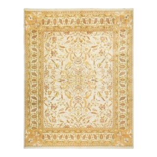 Mogul Collection Hand-Knotted Area Rug - Ivory 8' 1" x 10' 3" For Sale