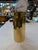 Metal Vintage Faceted Brass Vase / Mid-Century Modern Geometric Vessel For Sale - Image 7 of 7