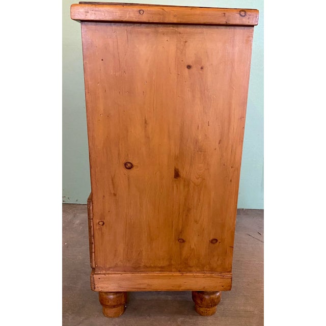 English Antique Pine 3 Drawer Chest of Drawers From England - Circa 1880 For Sale - Image 3 of 12