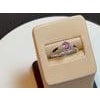 Pink Sapphire and Diamond 14 Karat White Gold Ring, Estate Size 6.5 For Sale - Image 16 of 18