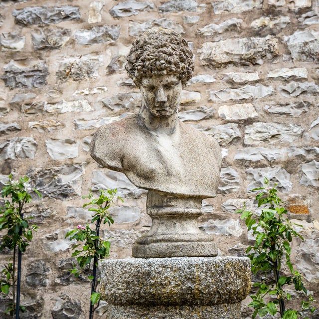 Garden sculpture depicting the Capitoline Antinous, later reinterpreted as a representation of the Greek god Hermes. The...