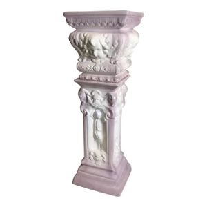 1960s Ceramic Jardiniere and Pedestal