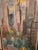 Mid-Century Modern Vintage Signed Painting Mid Century Modern Cityscape For Sale - Image 3 of 14