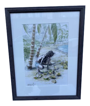 Caribbean Watercolor by Kat Sowa