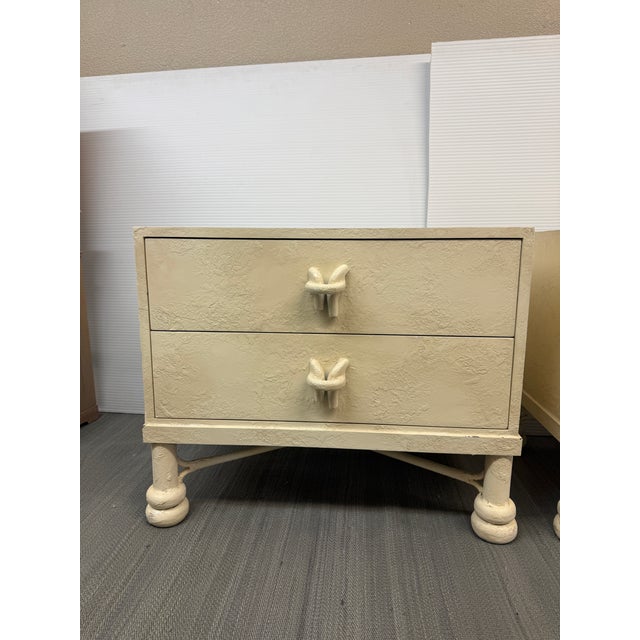 Post Modern Off-White Nightstands, Pair For Sale - Image 4 of 12