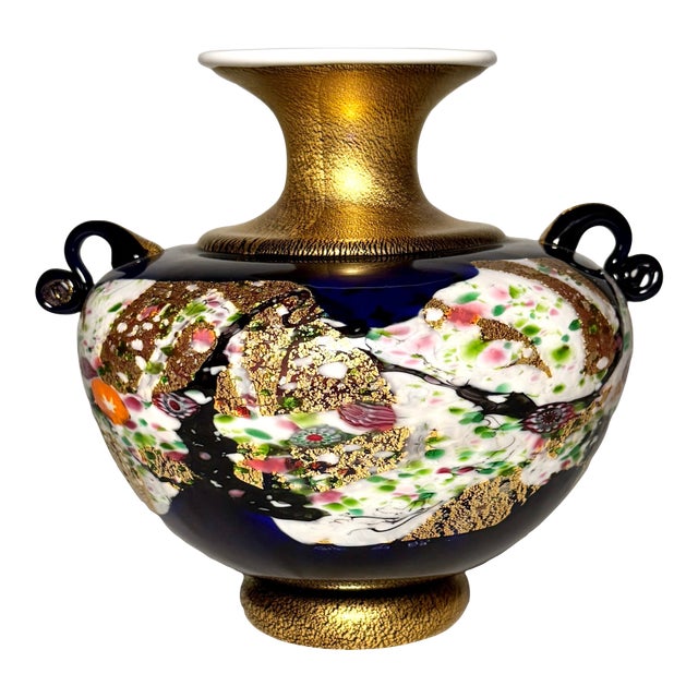 Kuniaki Kuroki Handblown Art Glass Vase, Heisei Period, Japan For Sale