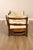 French Country Style Carved Oak Frame Three Seat Sofa For Sale - Image 15 of 18