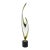 Curtis Jere Large Brass and Marble Flame Sculpture For Sale