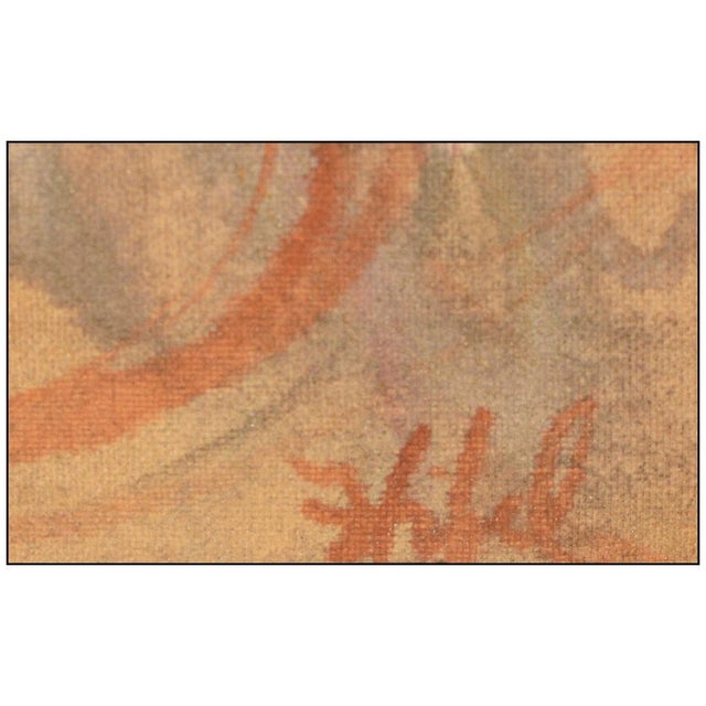 Impressionist Mid 20th Century Sibling Love, Edna Hibel For Sale - Image 3 of 4