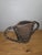 Handcrafted Primitive Clay Vessel With Wrapped Vine Handles, Rustic Folk Art Sculptural Vase For Sale In Phoenix - Image 6 of 12