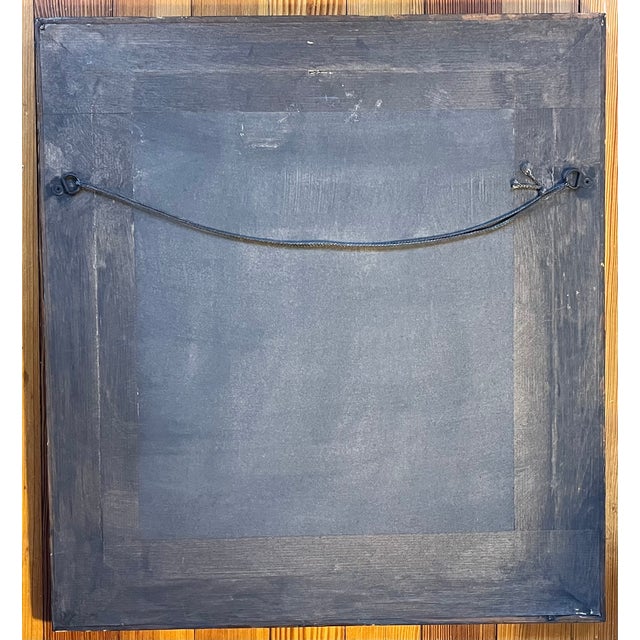 Antique 19th Century American Floral Botanical Watercolor Study of a Rose and Butterfly Signed Copely in Gilt Frame For Sale - Image 9 of 10