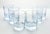 Contemporary Crate & Barrel “Reef, Blue” 6 Double Old Fashioned Tumbler Glasses For Sale - Image 3 of 6
