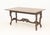 Brown Rococo Style Walnut Extending Trestle Table For Sale - Image 8 of 11
