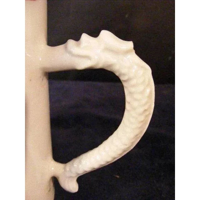 Ceramic Large 19th Century Chinese Export Porcelain Tankard Mug in Famille Rose Palette For Sale - Image 7 of 11