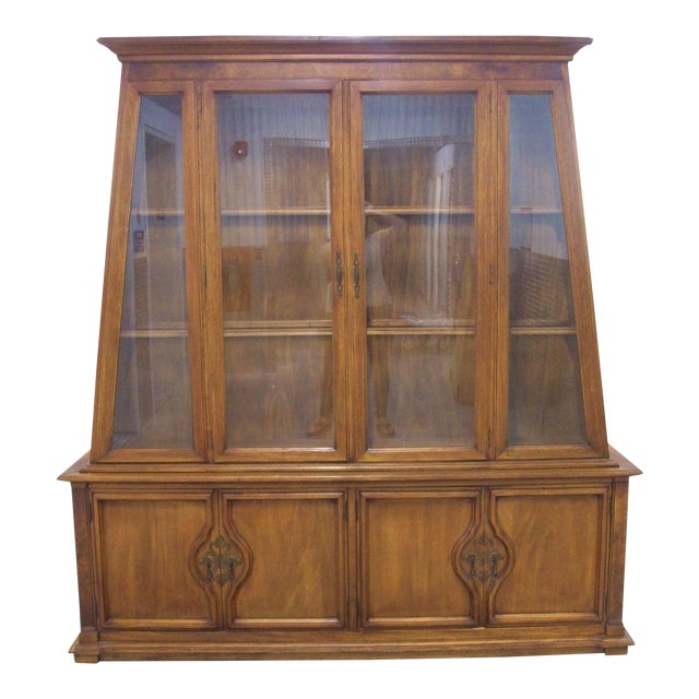 Permacraft By Sanford Furniture Company Mid Century China Cabinet Chairish