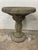 Vintage New Orleans Estate (Garden District) Cast Stone Birdbath With Scrolled Pedestal For Sale - Image 4 of 12