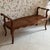 French Provincial Cane Bench For Sale - Image 4 of 4