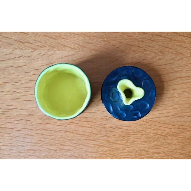 Vintage Elchinger Ceramic Tobacco Pot For Sale - Image 4 of 9