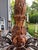 French Country Late 20th Century Country French Hand Carved Wood With Scrolling Wrought Iron Arms For Sale - Image 3 of 8
