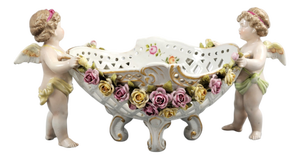 Cherub and Rose Centrepiece from C. G. Schierholz & Sohn, 1890s