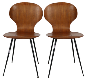 Set of Bentwood Chairs by Carlo Ratti, Italy, 1950s
