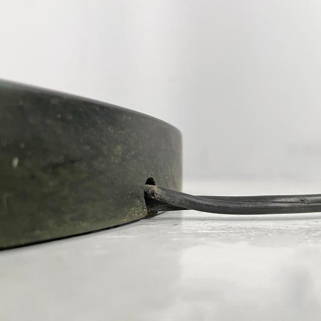 Art Deco Italian Brass Floor Lamp with Adjustable Arm and Dark Marble Base, 1940s For Sale - Image 17 of 18