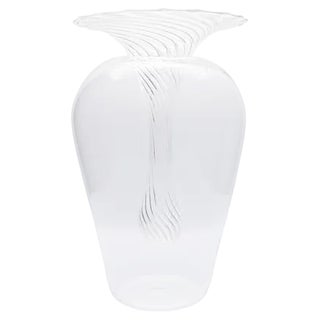 Twist Vase in Blown Borosilicate Glass by Kanz Architetti for Hands On Design For Sale