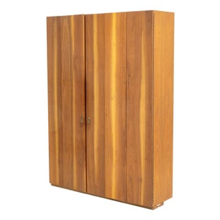 Dunbar Furniture Corp. Walnut Two-Door Wardrobe For Sale