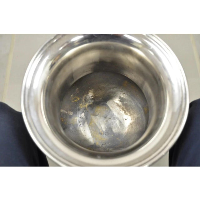 Late 20th Century All State World Series Challenge 82 Baseball Silver Plated Trophy Cup Ice Bucket For Sale In Philadelphia - Image 6 of 11