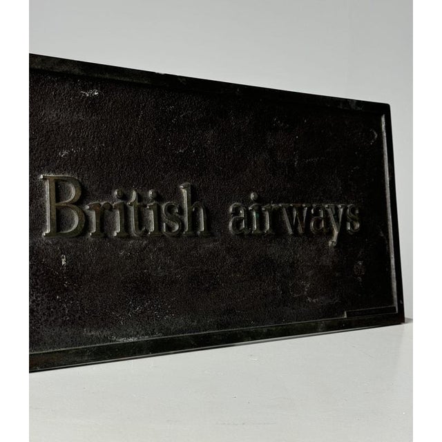 Vintage British Airways Plaque, 1970s For Sale - Image 18 of 18