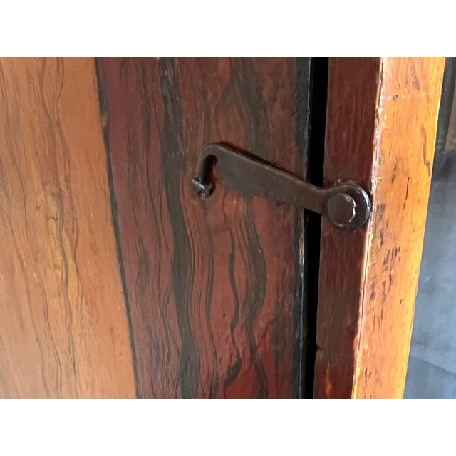 Fine 19th Century Italian Tabletop Walnut Vitrine With Glass Door For Sale - Image 12 of 12