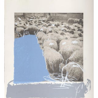 Menashe Kadishman, "Sheep", Pop Art Animal Print For Sale