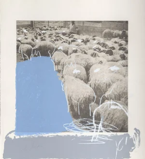 Menashe Kadishman, "Sheep", Pop Art Animal Print