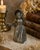 Antique pewter figural candle snuffer depicting a young bonneted girl traditionally associated with Hans Christian...