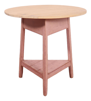 Painted Cricket Table, 19th Century