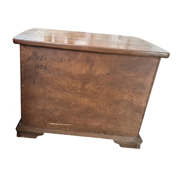 Vintage Jim Peed for Drexel Heritage "Esperanto" 4-Piece Walnut Bedroom Set For Sale - Image 10 of 11