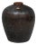 Large Vintage Black Storage Jar For Sale