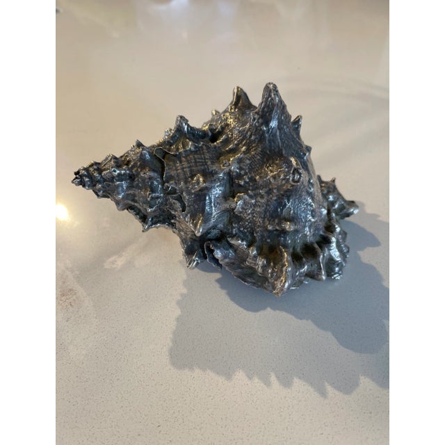 1950s Silver Plated Shell Buccellati Style For Sale In Miami - Image 6 of 12