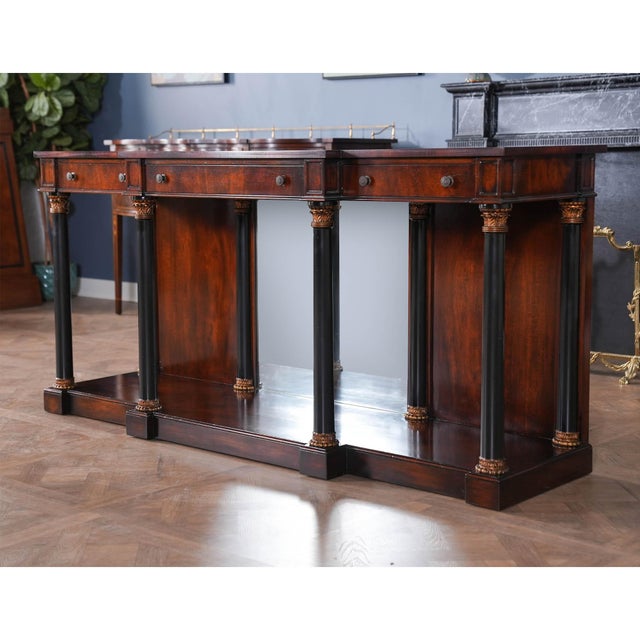 1980s Vintage John Scalia Console Table For Sale - Image 12 of 12