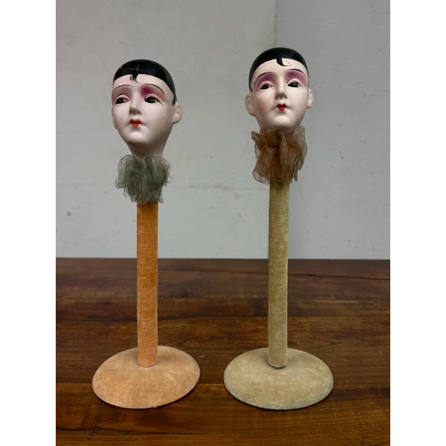Design Plus Gallery presents a Pair of Pierrot Hat Stands from Japan. The duo are fantastical, and whimsical and likely...