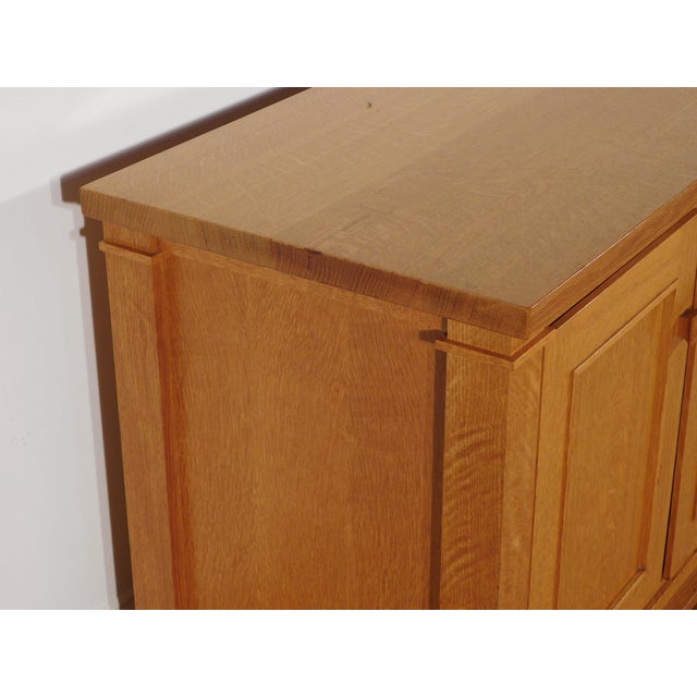 Mission Vintage C. 2000 Benchmade Swartzendruber Goshen in Quartersawn Prairie Mission Sideboard For Sale - Image 3 of 17