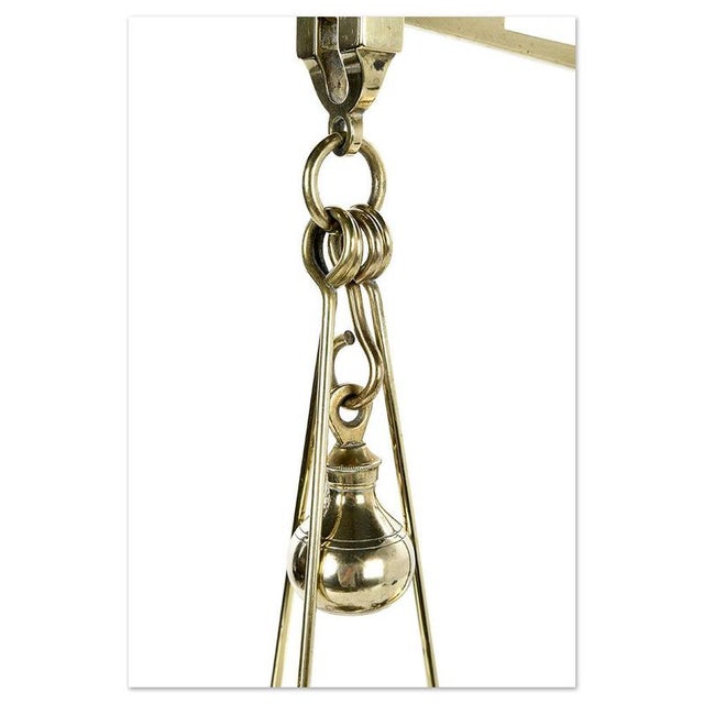 20th Century English Scale in Cast Iron and Brass For Sale - Image 5 of 8