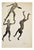 Mino Maccari, Jugglers, 1960s, Watercolor For Sale