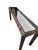 Vintage Faux Bamboo Campaign Console Sofa Table Hollywood Regency 1970s For Sale - Image 16 of 18