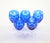 Val Saint Lambert Cobalt Blue Crystal Wine & Water Glasses Service for 9 People For Sale - Image 9 of 11