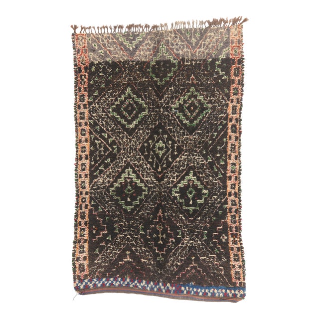 Vintage Beni MGuild Moroccan Rug, 05'11 X 09'05 For Sale