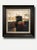 Abstract Framed Square Textured Abstract Painting With Black Red Beige and White Colors For Sale - Image 3 of 7
