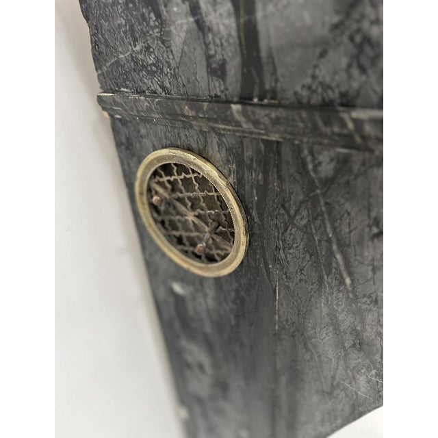 Napoleon III Fireplace in Blue Turquin Marble, 1800s For Sale - Image 13 of 18