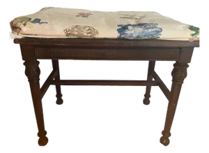 Rare Antique 1850 Victorian Sitting Bench